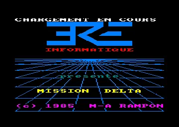 Mission Delta (F) (1985) screen shot title